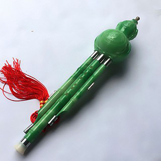 Sáo bầu ngọc 2 bè màu xanh tông c sáo trúc duy an