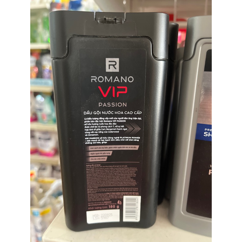 Dầu gội Sữa Tắm Romano Vip 180g