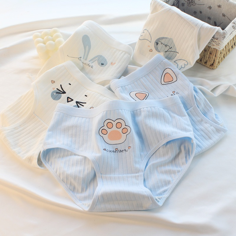 Quần Lót Nữ Cotton Thiên Thần - Tim , Tai Thỏ Thời Trang Dễ Thương Softie 866
