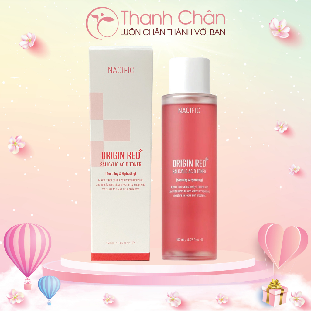 Nước hoa hồng Nacific Origin Red Salicylic Acid Toner 150ml