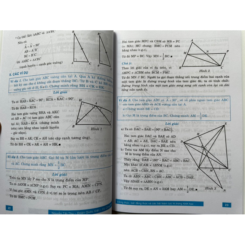 Sách - Đẳng thức, bất đẳng thức và các bài toán cực trị trong hình học