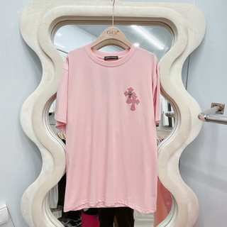 ÁO PHÔNG CHROME HEART HỒNG [ẢNH THẬT - HÀNG SẴN]