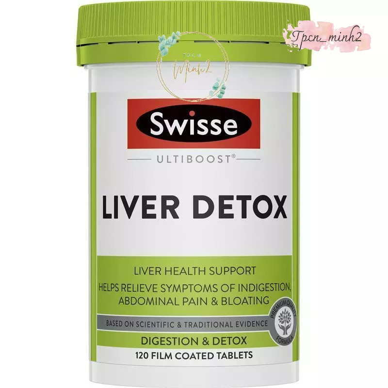 Viên uống Thải độc gan Liver Detox Swisse Úc, 60v/ 120v/ 200v
