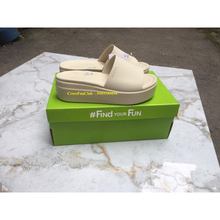 Crocs - dép lê bánh mỳ quai to cho nữ, đế cao 5cm, siêu nhẹ, êm - pb203