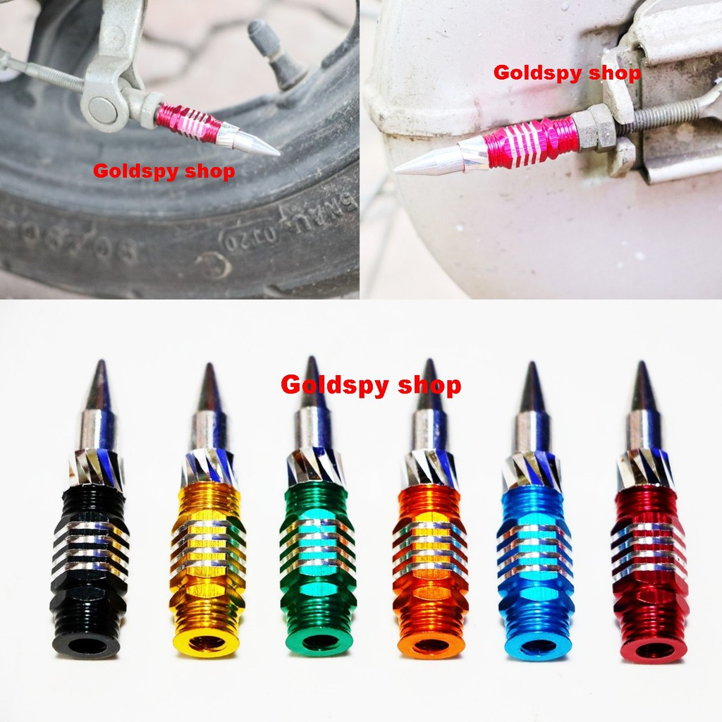 ( 1 cái ) Ốc Chụp Đũa Phanh, Tăng Xích nhôm CNC loại dài