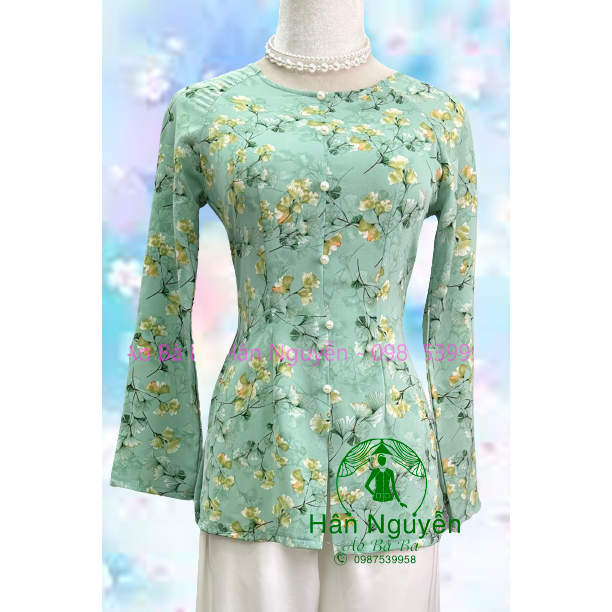 ÁO BÀ BA DÂY KÉO HOA GIÓ (ÁO LẺ)