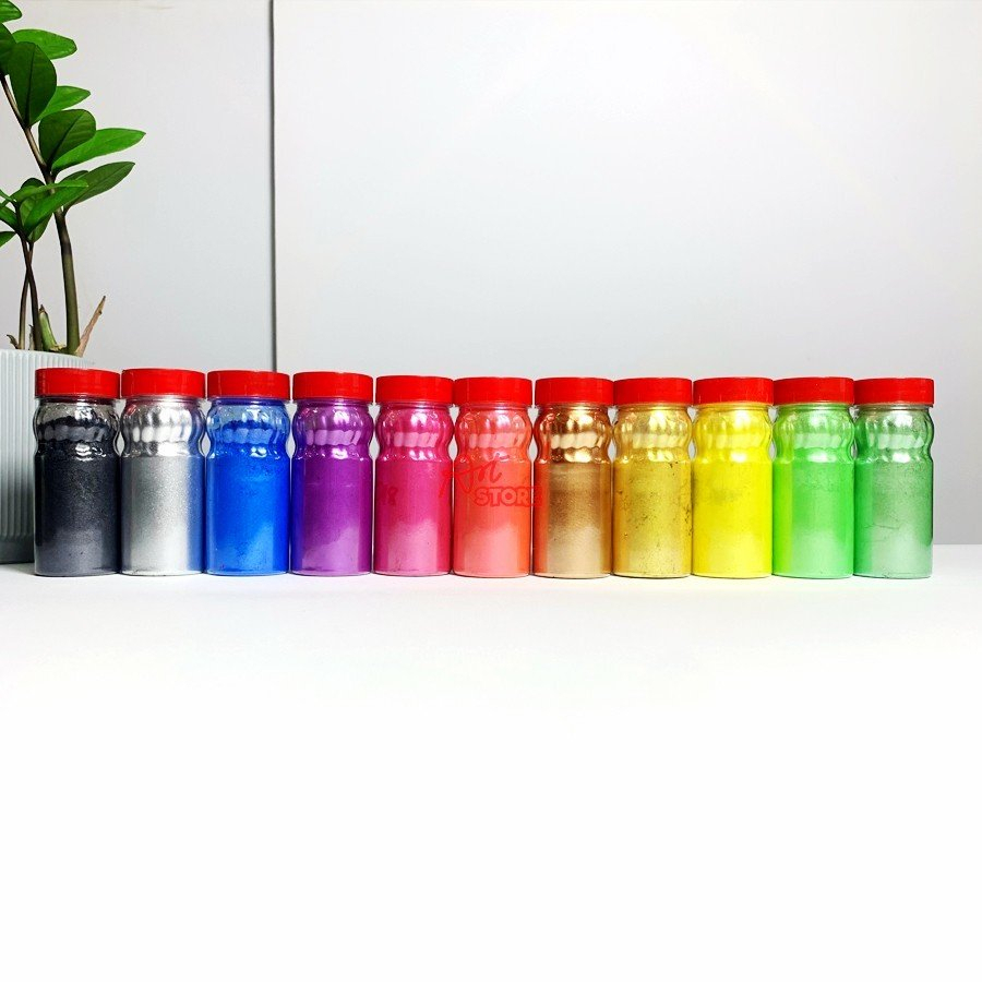 Màu Bột Nhũ Ánh Kim Pha Nhựa Epoxy Resin