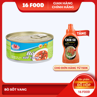 Thịt Bò Sốt Vang Đóng Hộp, Bò Xốt Vang Đồ Hộp Hạ Long Canfoco Ăn Bánh Mì Nấu Phở Ăn Liền Ngon Loại 175g - 16 Food