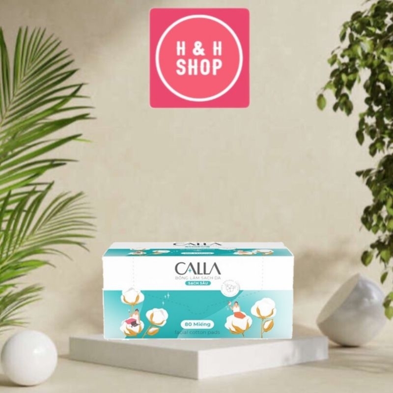 Bông tẩy trang CALLA Cotton 80 miếng/150 miếng