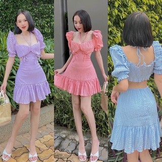 SET ÁO CROPTOP BIGSIZE CHÂN VÁY XÒE [KILOGRAM SHOP] ĐẦM MAXI CỘT DÂY BIGSIZE VÁY ĐI BIỂN MÙA HÈ