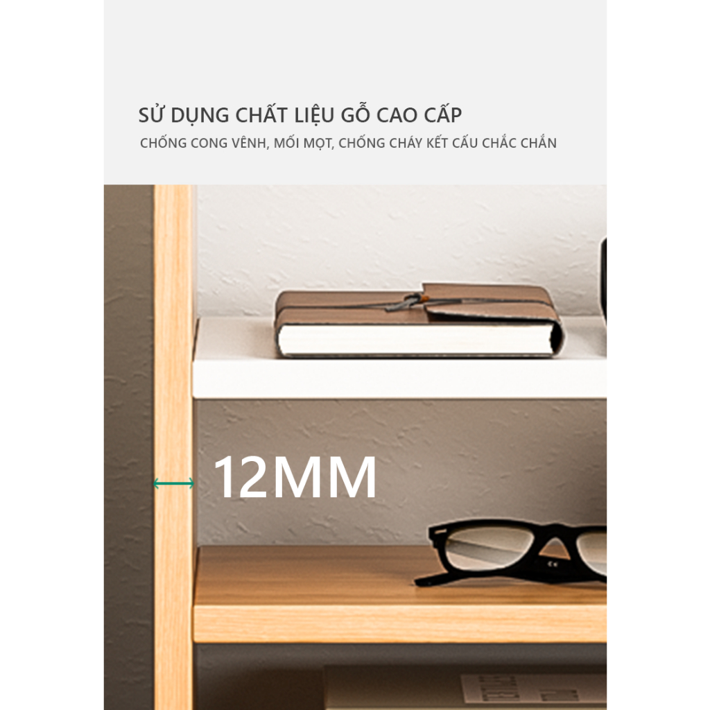 Kệ sách gỗ để bàn thông minh thương hiệu MEIR FURNITURE - GP262