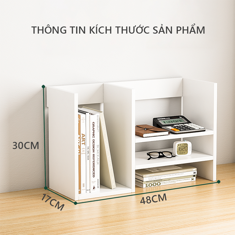 Kệ sách gỗ để bàn thông minh thương hiệu MEIR FURNITURE - GP262