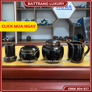 Bộ phụ kiện men đen cao cấp 4 món