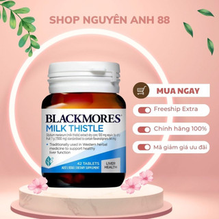 Viên uống thải độc gan Blackmores Milk Thistle của Úc mẫu mới shopnguyenanh