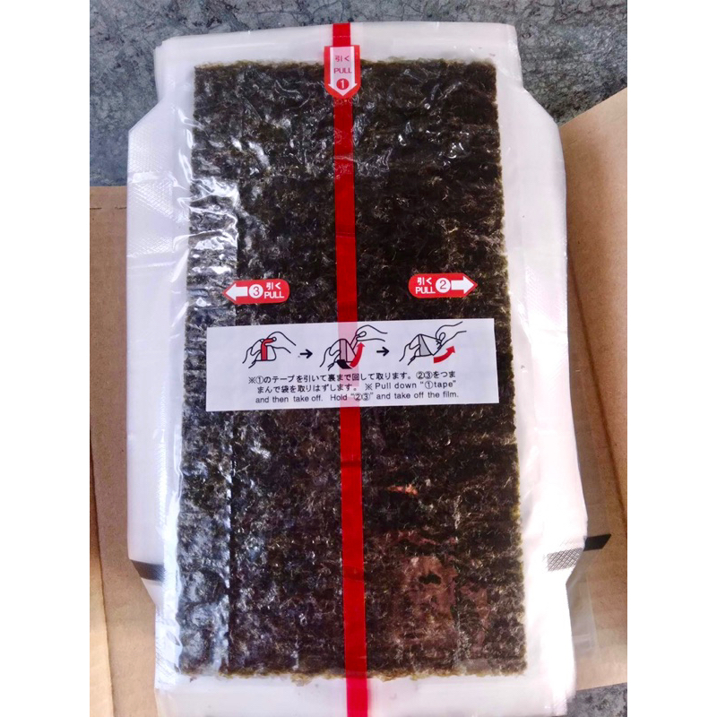 Rong biển cơm nắm - túi đựng cơm nắm tam giác - 100 lá