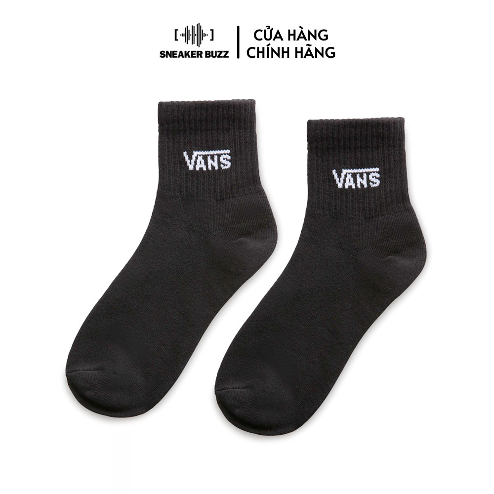 Vớ Vans Wm Half Crew Wmn 6.5-10 1Pk VN0A4PPGBLK