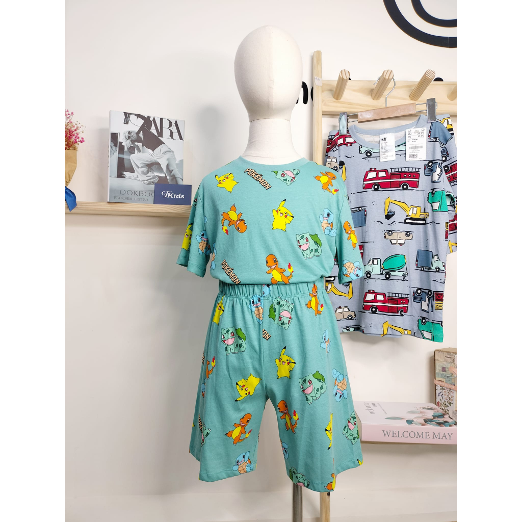 Sét bộ cotton bé trai HM Authentic