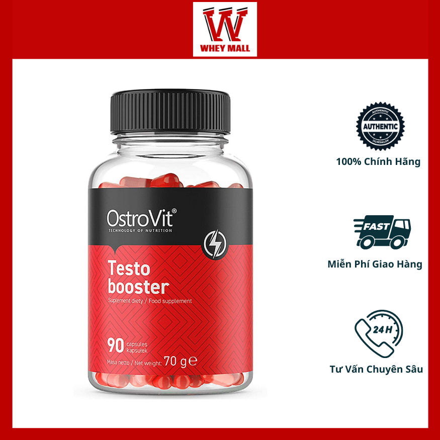 Thực Phẩm Bổ Sung Ostrovit Testo Booster 90 Viên