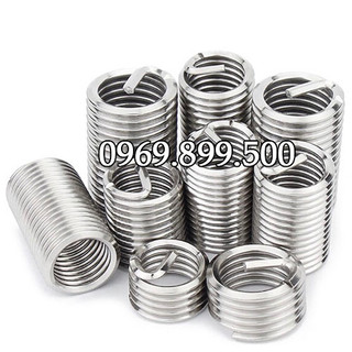 Combo 100c ren cấy, ren giả,helicoil M2, M2.5, M3, M4, M5, M6 chất liệu inox 304
