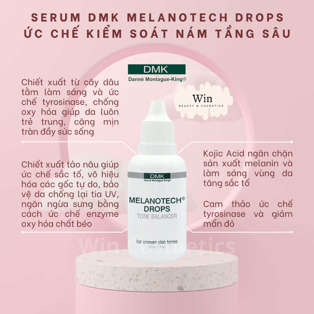 Serum DMK Melanotech Drops ức chế kiểm soát nám tầng sâu