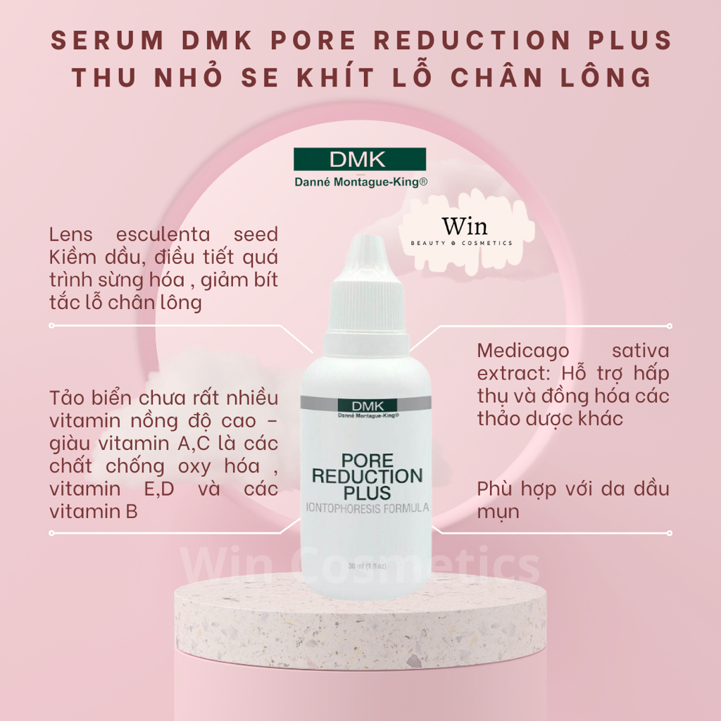 Serum DMK Pore ​​Reduction Plus thu nhỏ se khít lỗ chân lông