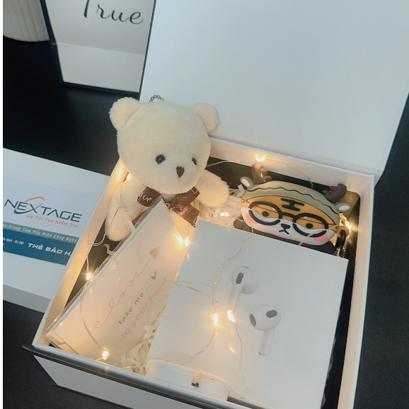 Tai Nghe Bluetooth A3 Và Hộp Quà Tặng TRUE LOVE - Chính Hãng NEXTAGE
