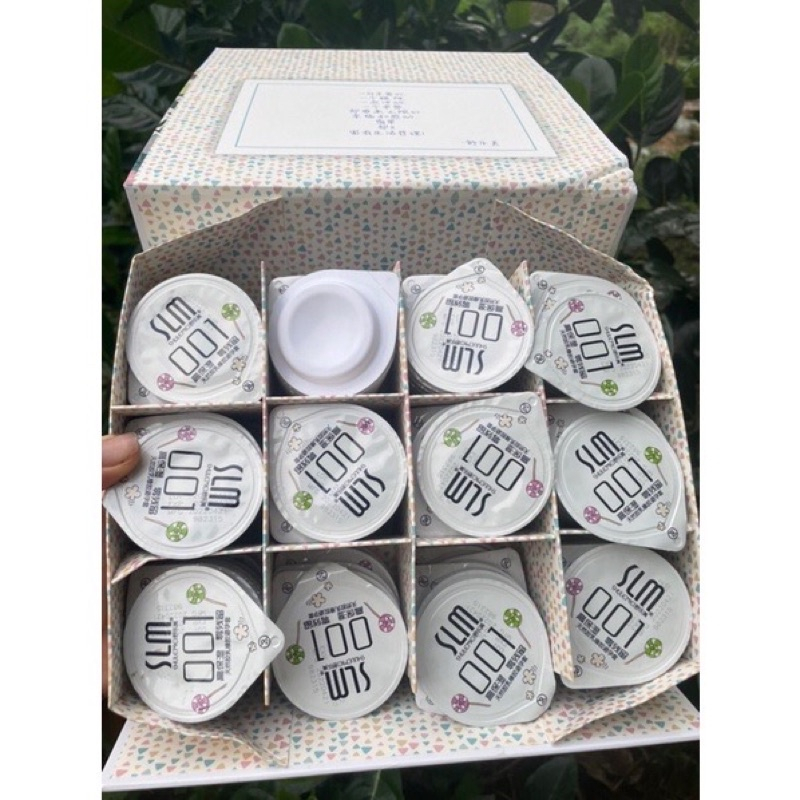 Lẻ 1 cái Bao cao su SLM001 nội địa trung siêu tốt - bao cao su siêu mỏng 001 slm