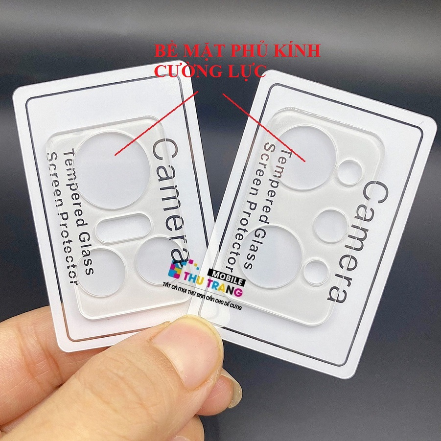 Cụm kính cường lực bảo vệ camera Realme GT Neo 2 GT Neo 3 GT Neo 3T Realme Q5 Pro nguyên khối Trong Suốt
