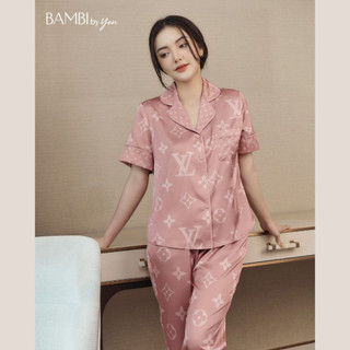 Bộ ngủ nữ chính hãng bambi - set pijama gentleness – 1062