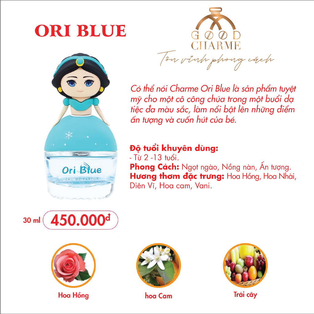 Nước Hoa Trẻ Em Ori Blue 30ml