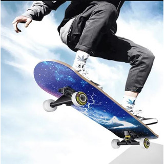 Ván trượt thể thao mặt nhám cỡ lớn, ván trượt Skateboard gỗ ép 8 lớp chắc chắn, ván trượt thi đấu