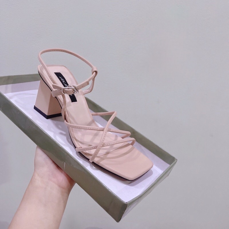 Gót vuông 5 phân sang chảnh phù hợp cho đi tiệc có big size 35-45