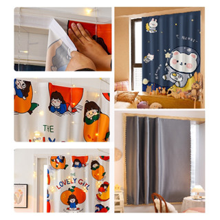  Rèm Cửa Sổ Dán Tường  Tặng Kèm Keo Dán  Tùy Chọn Vải Mỏng  Dày  Chống Nắng   Màn Che Cản Sáng Nhiều 