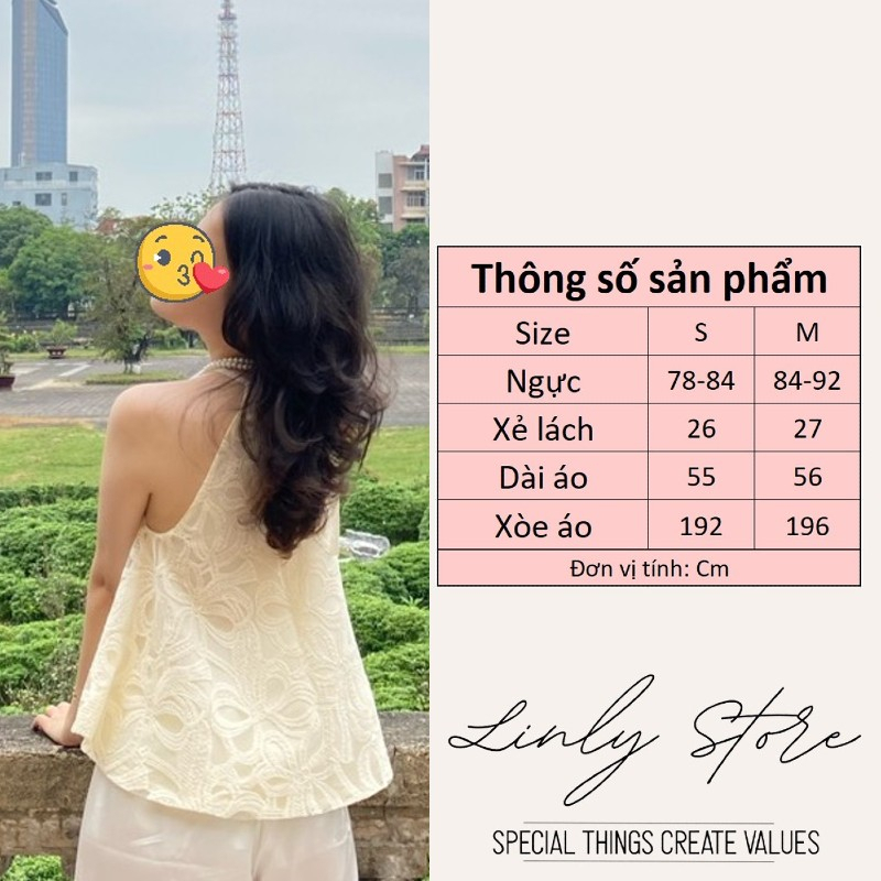Áo yếm nữ cổ tròn dáng suông Linly Store A-YS3 | BigBuy360 - bigbuy360.vn