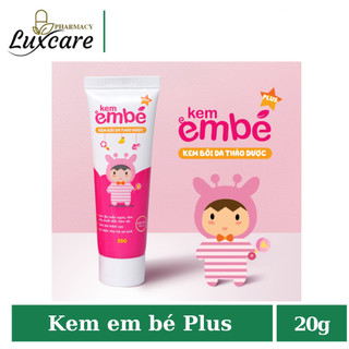 Kem Em Bé Plus - Hết Rôm Sảy, Mẩn Ngứa, Ngừa Sẹo Thâm (Tuýp 20 gr) - Luxcare Pharmacy