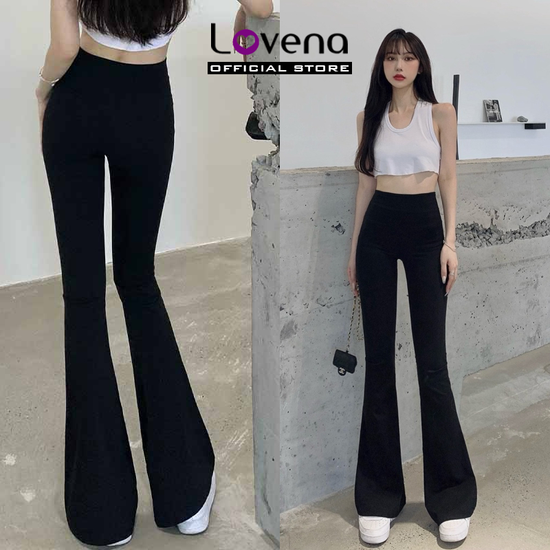 Quần Ống Loe Legging Nữ Lưng Cao Lovena QN04