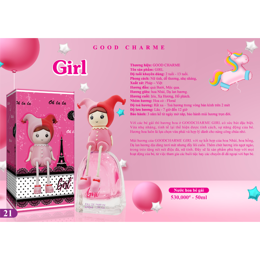 Nước Hoa Trẻ Em Good Charme Girl 50ml