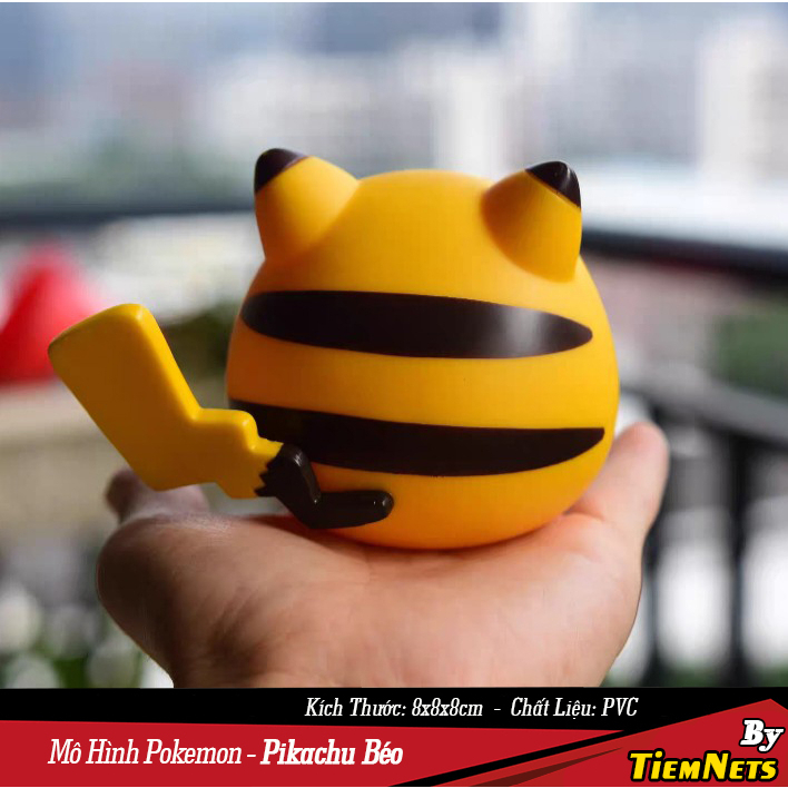 Mô Hình Pikachu Mập Siêu Cute