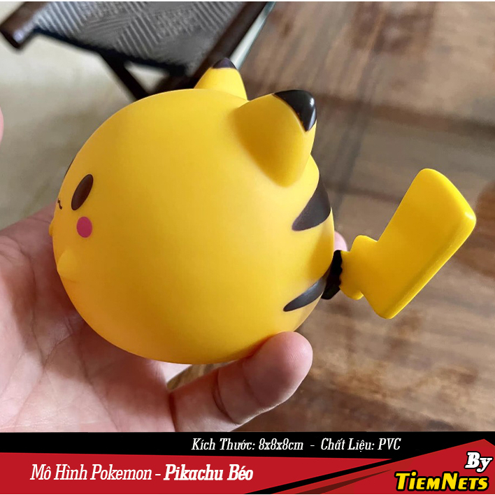 Mô Hình Pikachu Mập Siêu Cute