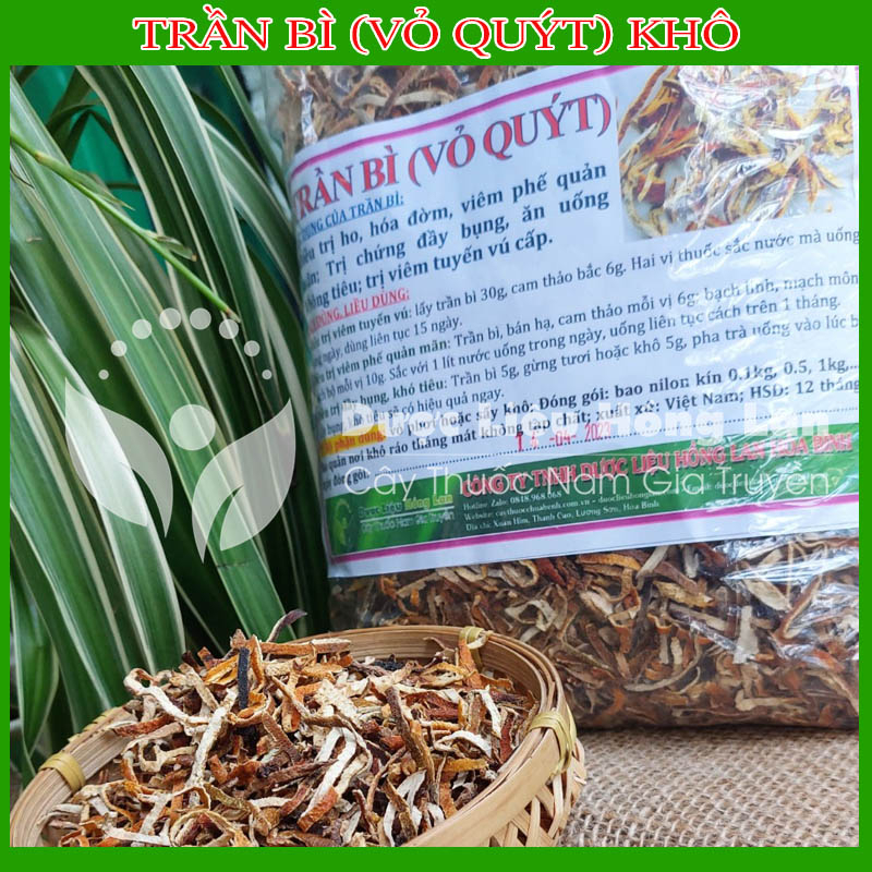 TRẦN BÌ (VỎ QUÝT) sấy khô