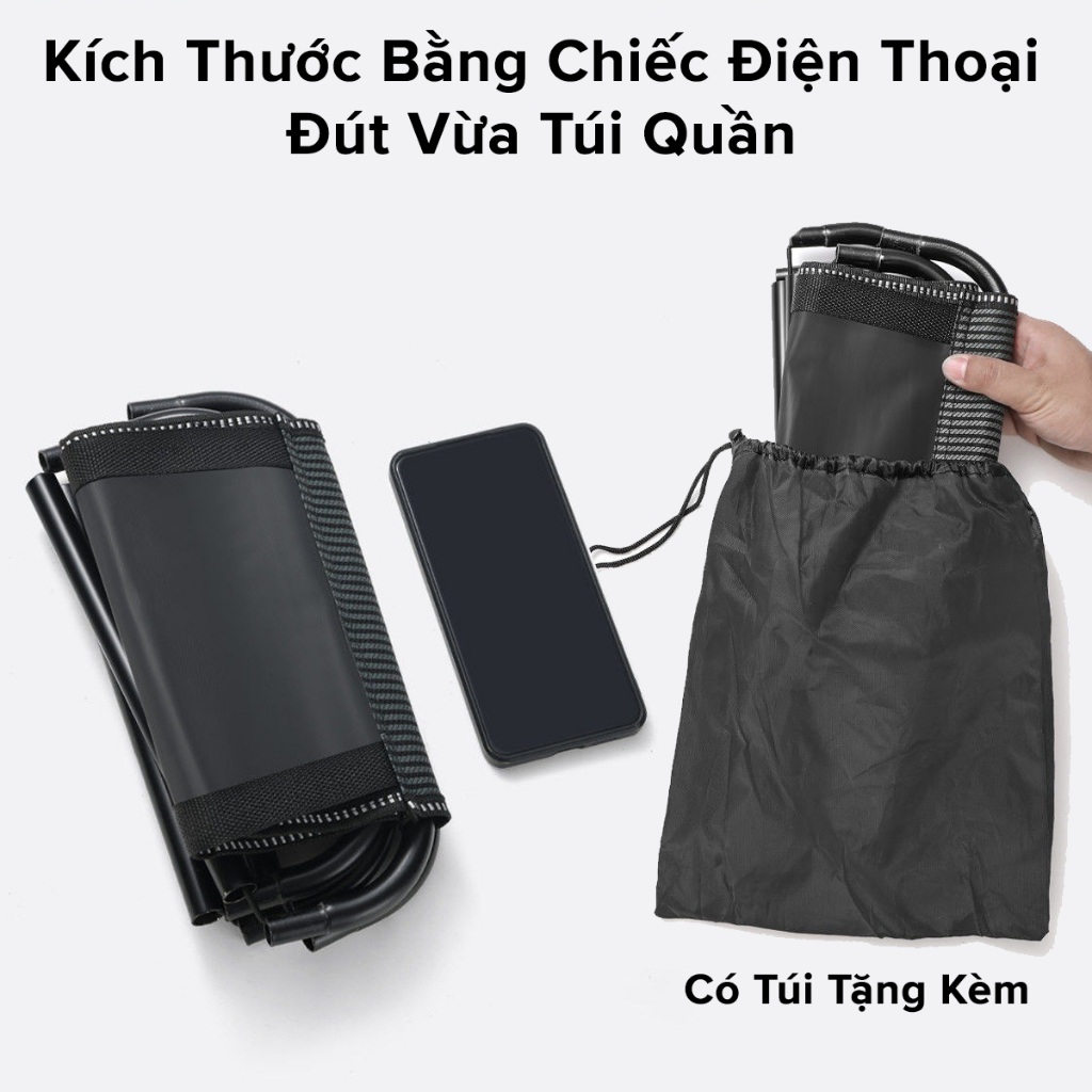 Ghế Mini Gập Gọn Đút Túi, Ghế Câu Cá, Du Lịch, Cắm Trại, Ngồi Chờ Tàu Hỏa Chọn Màu – Chọn Size Chính Hãng Amalife