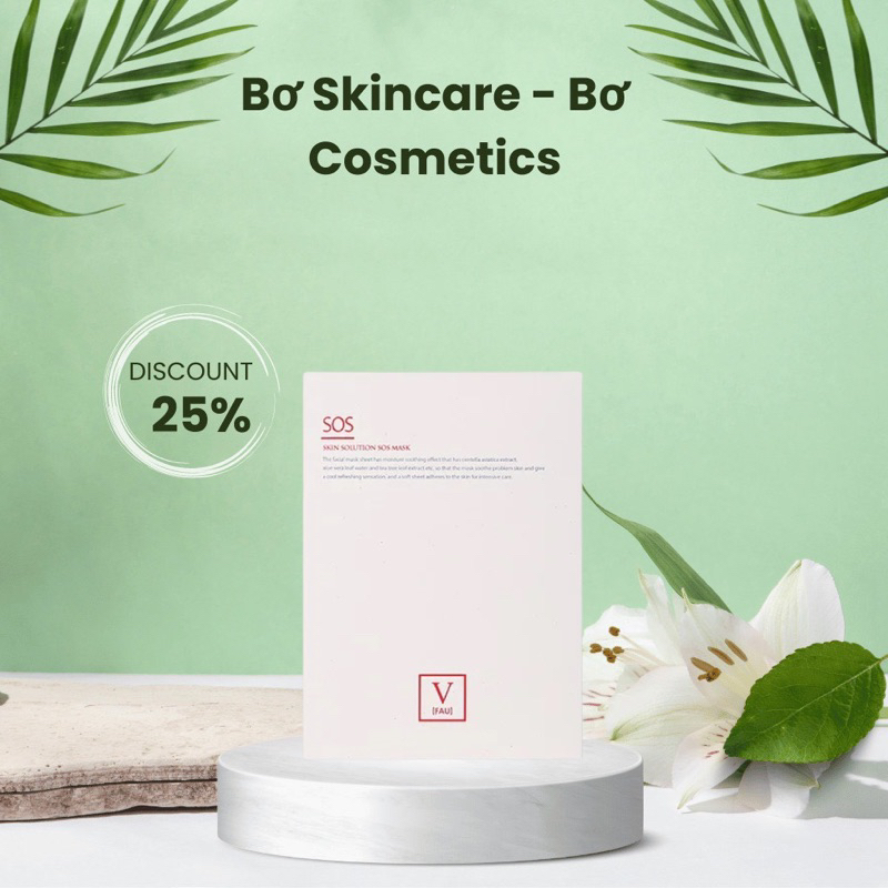 Mặt nạ giảm đỏ dịu da phục hồi cấp tốc FAU SOS Mask