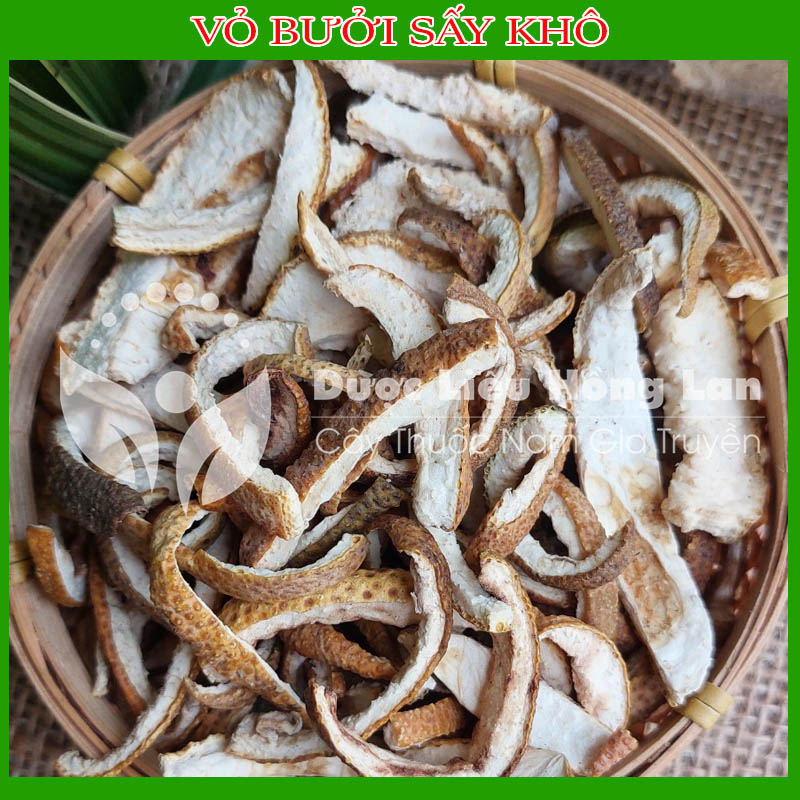 Vỏ bưởi  khô sạch đóng gói 500gram - congtyduoclieuhonglan