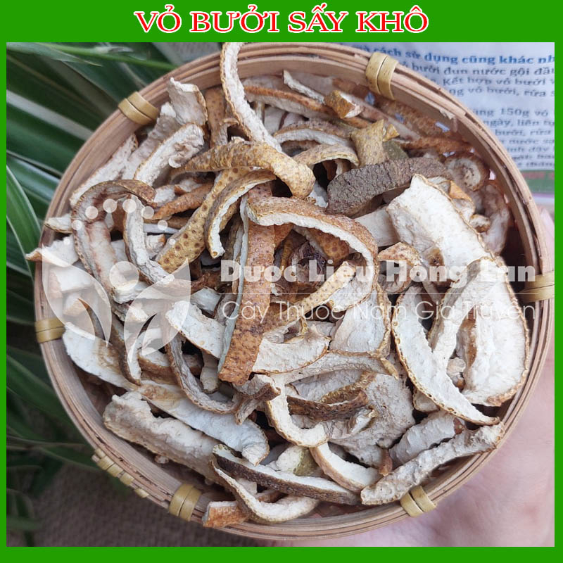 Vỏ bưởi  khô sạch đóng gói 500gram - congtyduoclieuhonglan