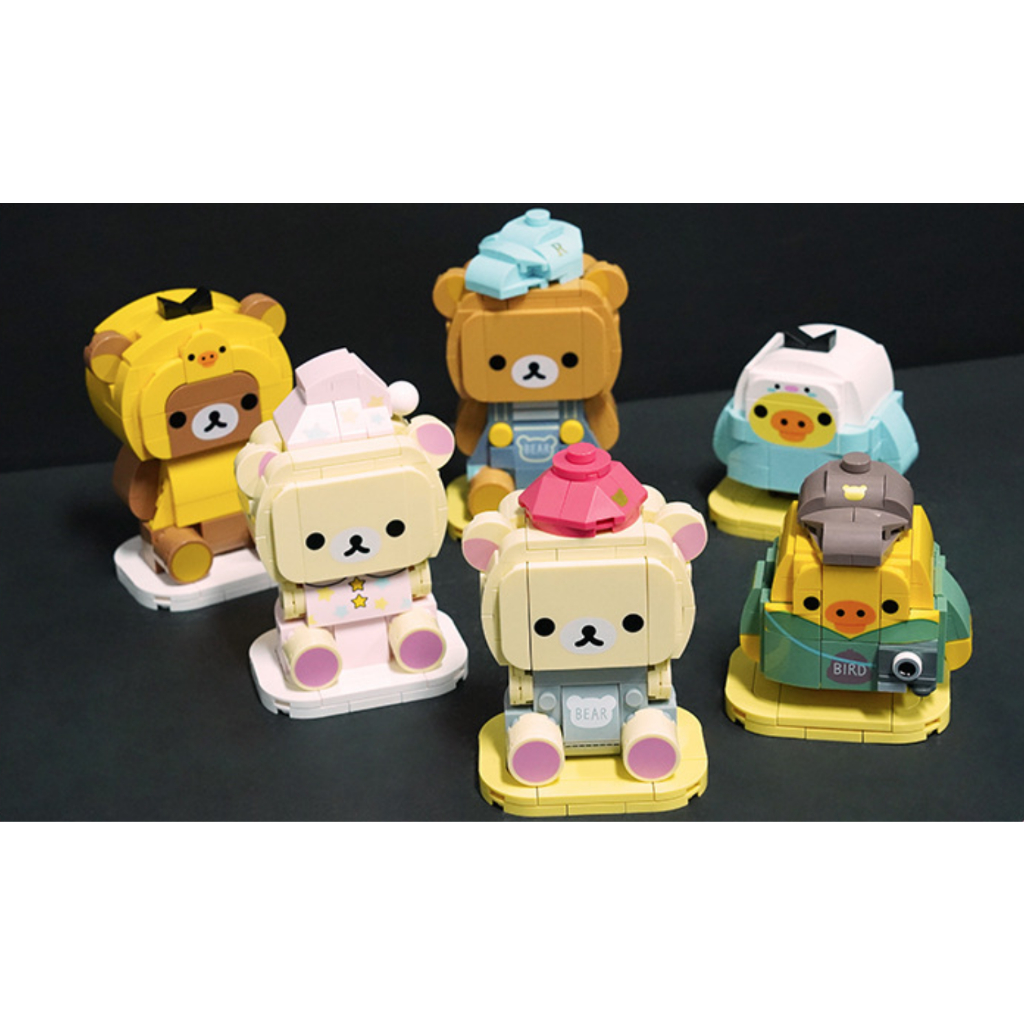 Mô Hình Lắp Ráp Gấu Rilakkuma Mô Hình Lắp Ráp Mô Hình Trang Trí Mô Hình Decor Cao Cấp Mô Hình Quà Tặng