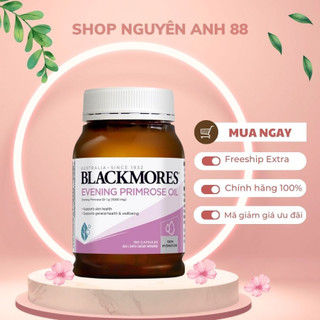 Tinh dầu Hoa anh thảo Blackmores Evening Primrose Oil Úc 🔥𝐍𝐄𝐖🔥 giúp làm đẹp da tóc, cân bằng nội tiết mẫu mới