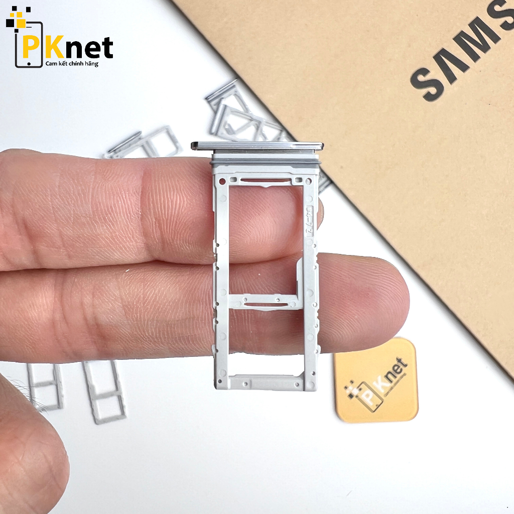 Khay sim Samsung S20 Ultra, Khay 2 sim Samsung S20 Ultra Chính Hãng, có gioăng chống nước.