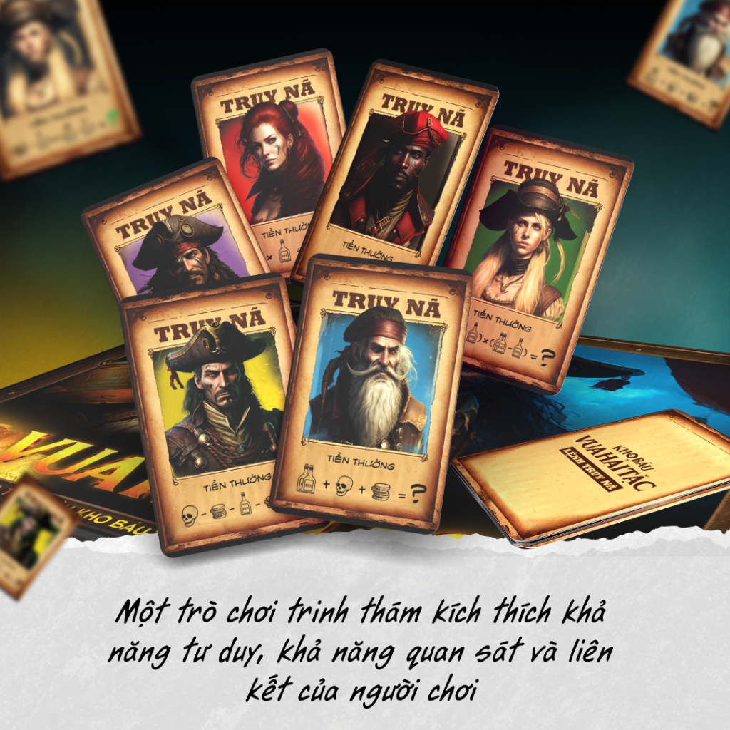 Board Game Vn x Miss Terry: KHO BÁU VUA HẢI TẶC