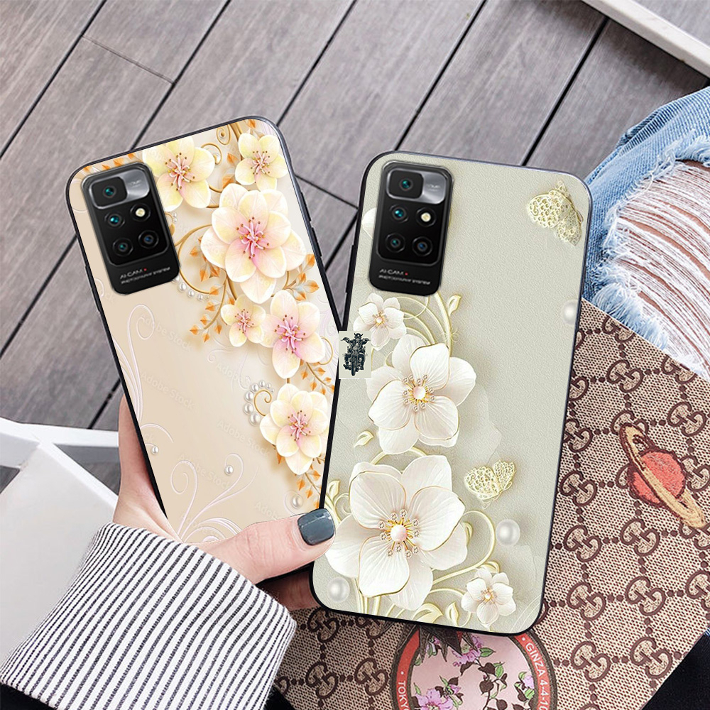 Ốp lưng xiaomi redmi 10 in hình hoa,các loài hoa siêu đẹp