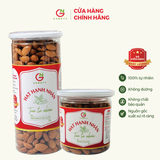 Hạt hạnh nhân tươi - sấy chín mỹ- gunuts - túi 500g